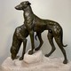 Antique sculpture "Greyhounds"