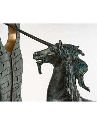 Антикварная скульптура «Единорог» Сальвадора Дали