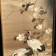 Antique panel "Cranes"