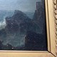 Antique pair paintings "Storm and Calm"