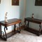 Antique twin consoles