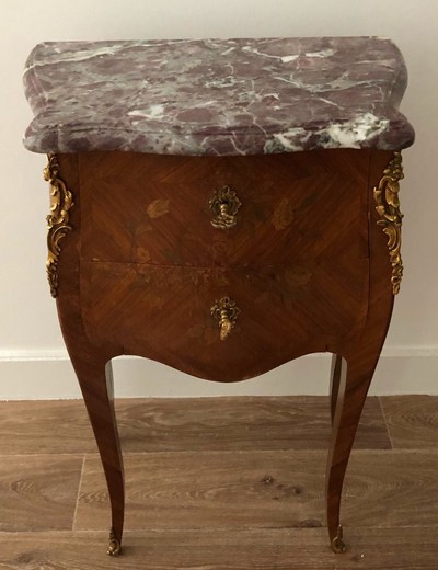 Antique twin bedside tables