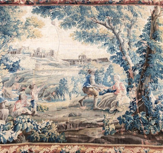 Antique tapestry "Children"