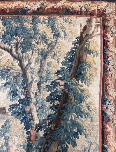 Antique tapestry "Children"