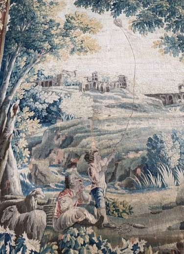 Antique tapestry "Children"