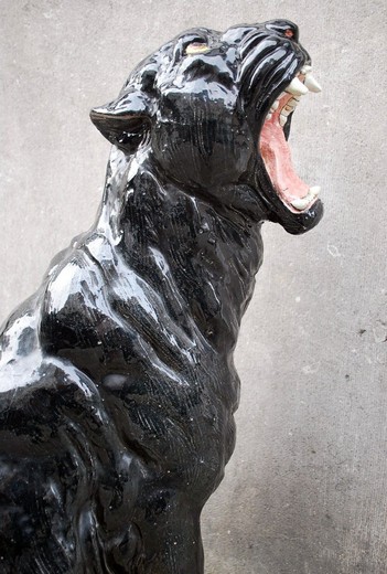 Antique sculpture "Panther"