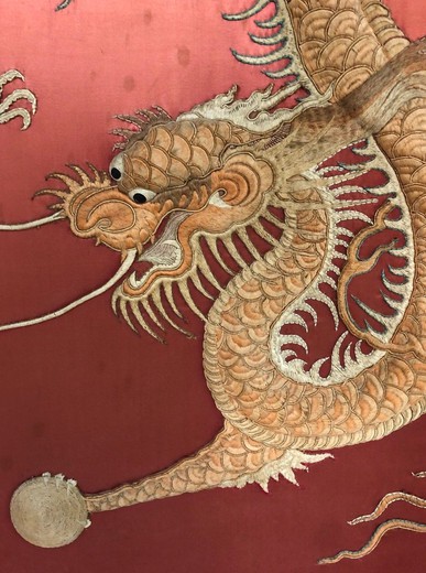 Antique panel "Dragon"