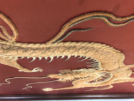 Antique panel "Dragon"