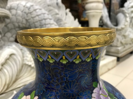 Antique vase cloisonne