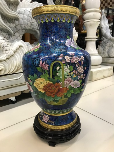 Antique vase cloisonne