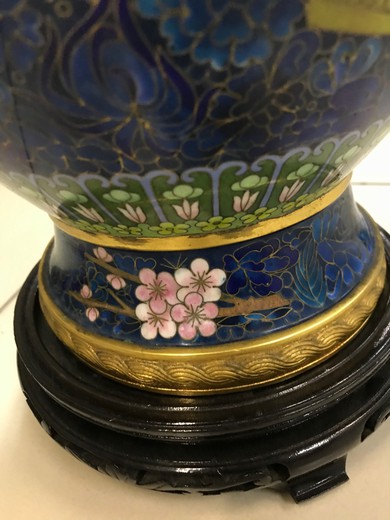 Antique vase cloisonne