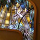 Antique jacques Gruber stained glass window