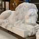 Парные мраморные скульптуры "Львы"