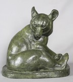 Antique sculpture "Little bear"