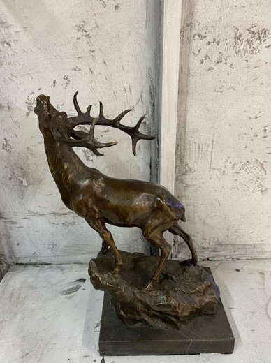 Antique sculpture "Deer"