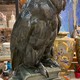 Антикварная скульптура "Учёная сова"