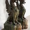 Antique Griffins pair flowerpots with columns