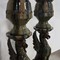 Antique Griffins pair flowerpots with columns