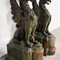 Antique Griffins pair flowerpots with columns