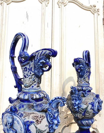 Antique pair jugs