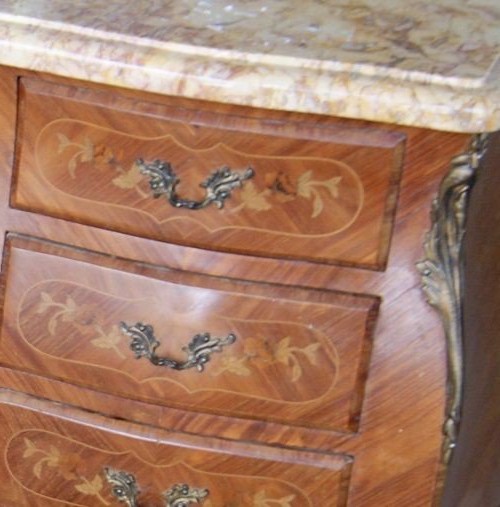 Antique twin bedside tables