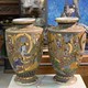 Antique pair vases Satsuma