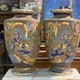 Antique pair vases Satsuma