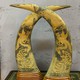 Antique Carved Water Buffalo Horn