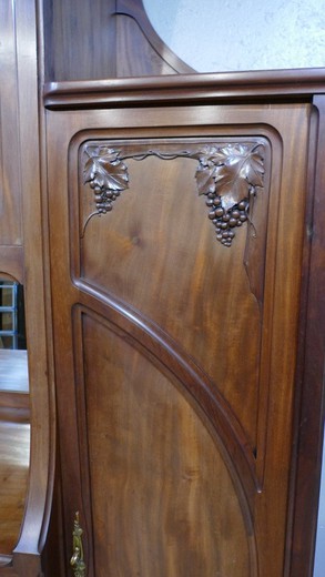 Antique art-nouveau buffet