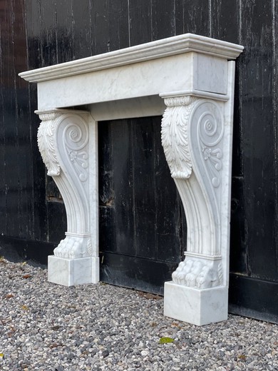 Antique Louis-Philippe fireplace