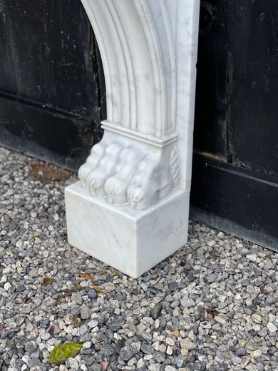 Антикварный камин в стиле Луи-Филипп