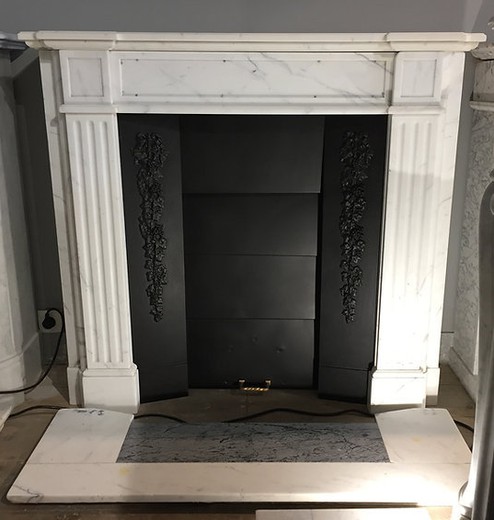 Antique fireplace portal