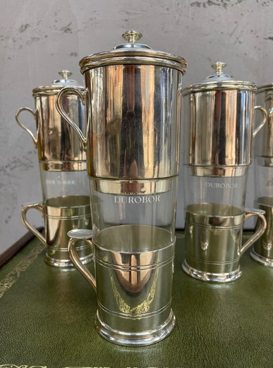 Antique set of tea cups