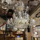 Large crystal chandelier