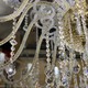 Large crystal chandelier