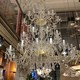 Large crystal chandelier