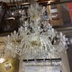 Large crystal chandelier