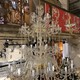 Large crystal chandelier