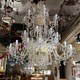 Large crystal chandelier