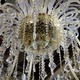 Large crystal chandelier