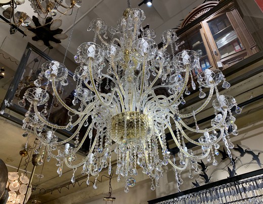 Large crystal chandelier