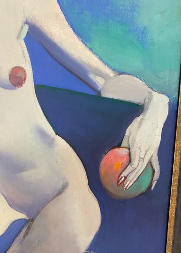 Painting "With fruit in hand"