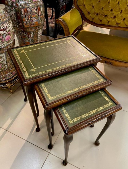 Antique set of three tables