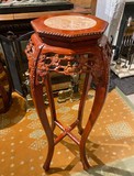 Antique pedestal console