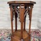 Antique pedestal console