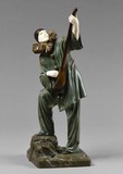 Antique sculpture "Pierrot"