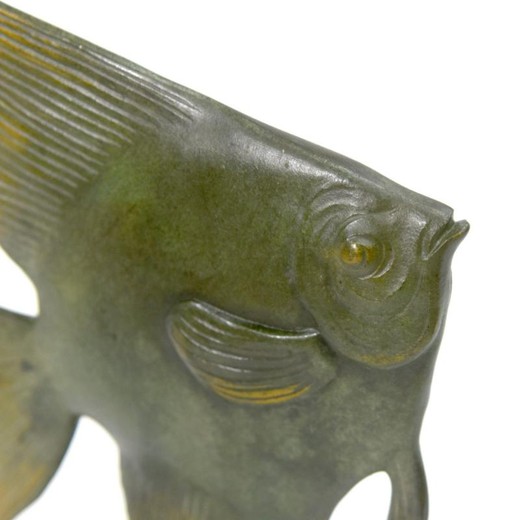 Антикварная скульптура "Рыба"