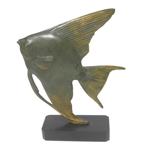 Антикварная скульптура "Рыба"