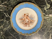 Antique dish from the Sevres manufactory