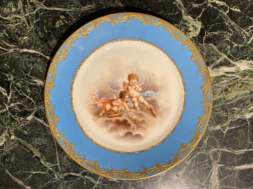 Antique dish from the Sevres manufactory